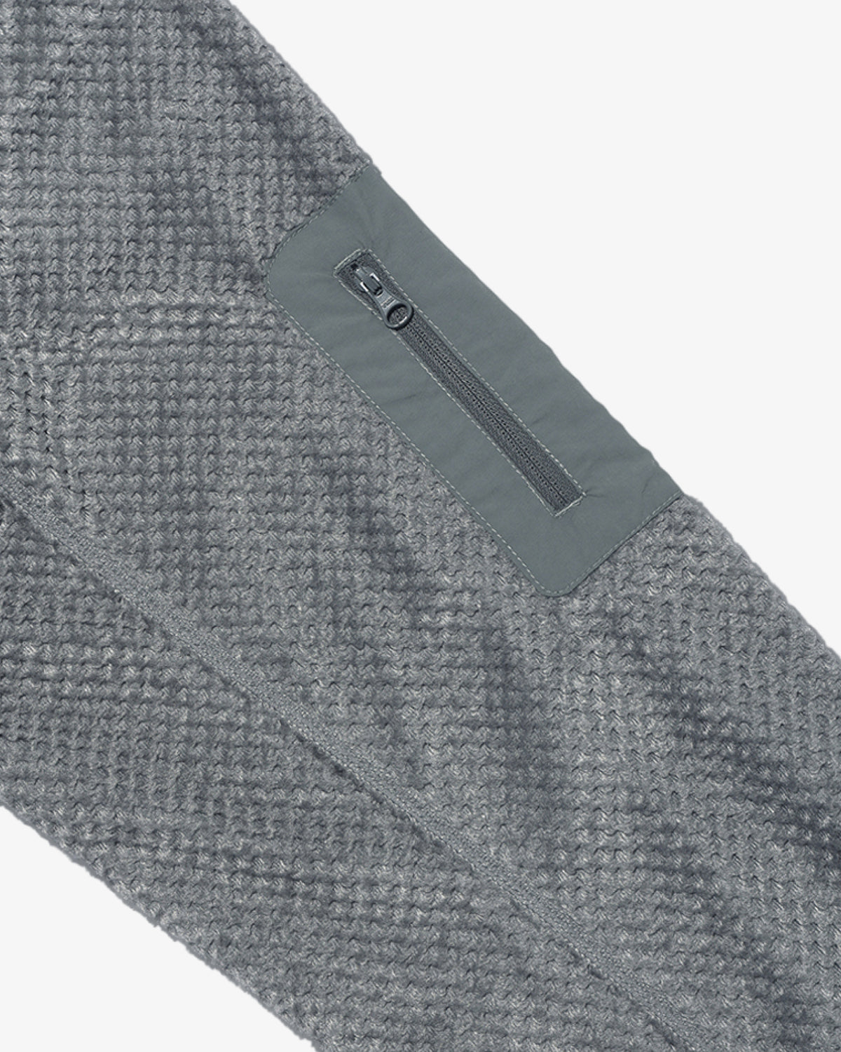 GOYOWEAR / Octa Light-Weight-Half Zip Hoodie - Silver Grey