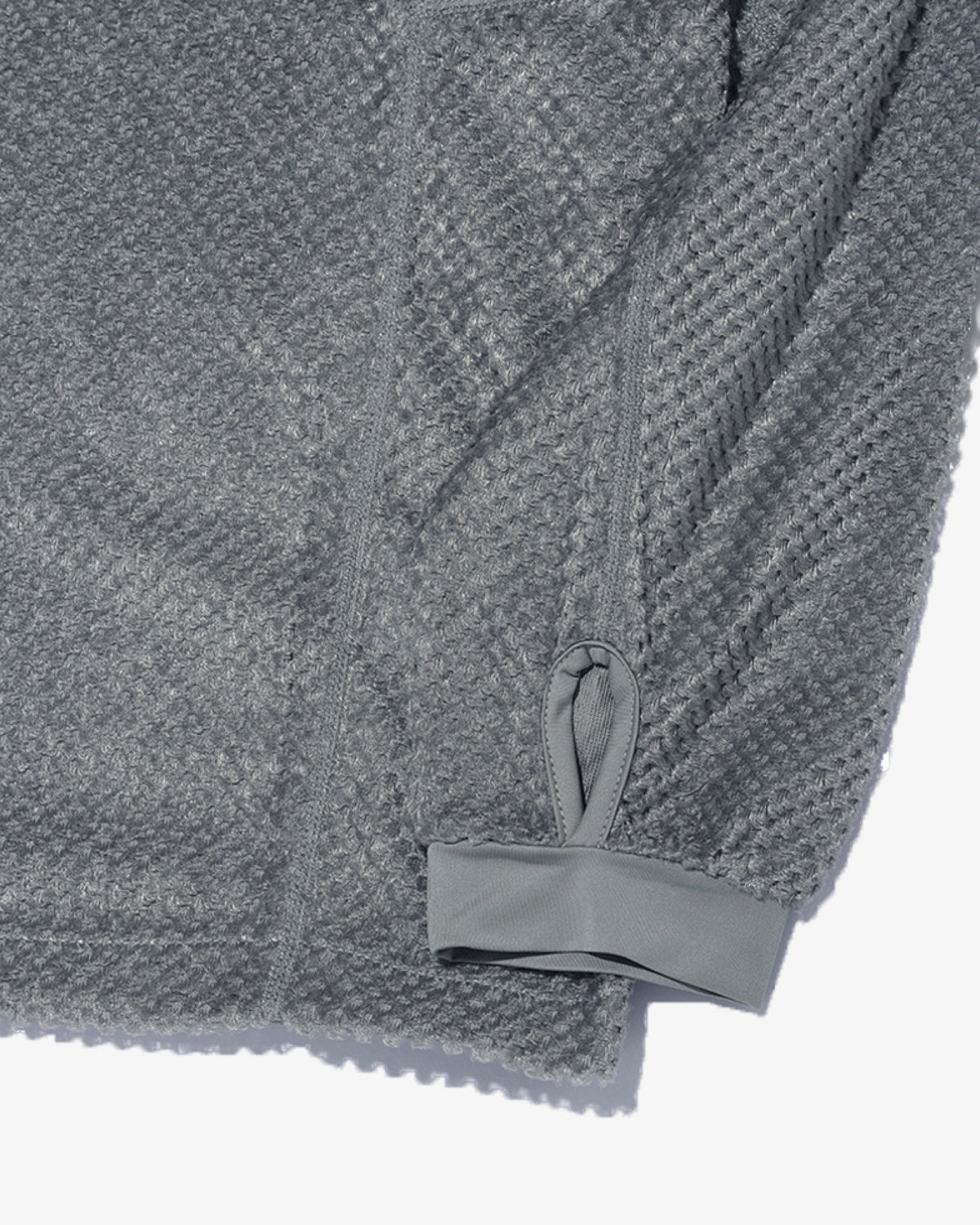 GOYOWEAR / Octa Light-Weight-Half Zip Hoodie - Silver Grey