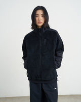 GOYOWEAR / Nylon Shear Fleece Jacket - Black