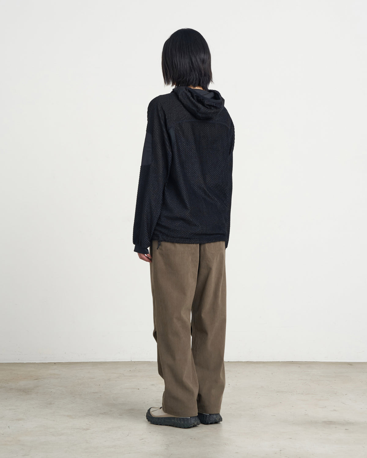 GOYOWEAR / Octa Light-Weight-Half Zip Hoodie - Black
