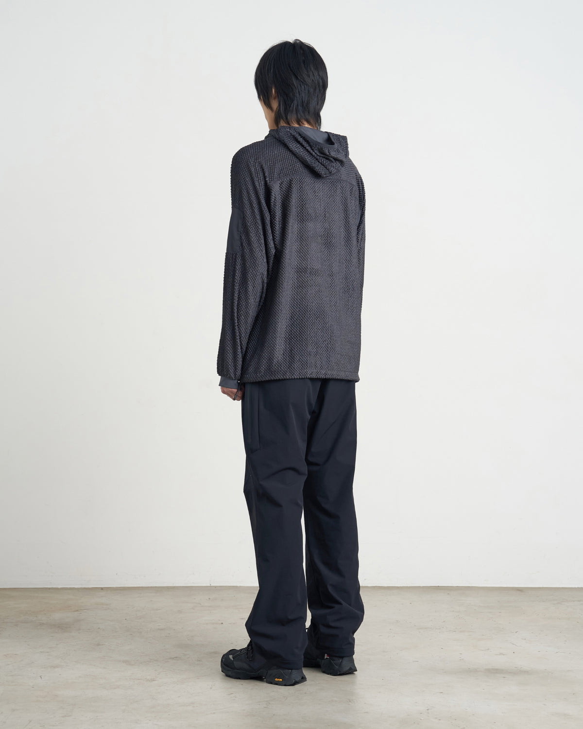 GOYOWEAR / Octa Light-Weight-Half Zip Hoodie - Anthracite Grey