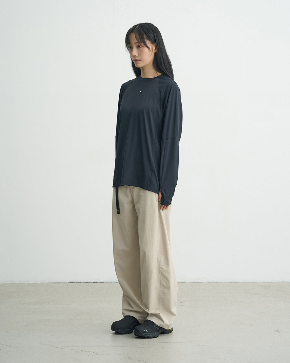 GOYOWEAR / Division Askin Logo Long Sleeve - Black