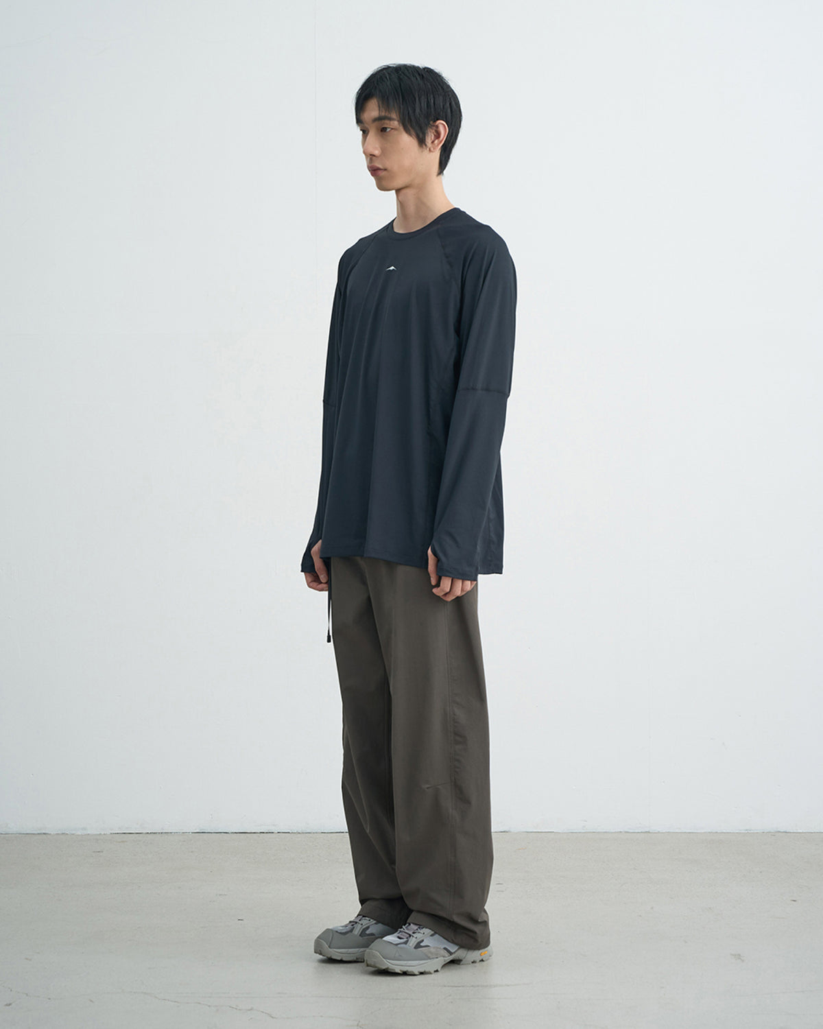 GOYOWEAR / Division Askin Logo Long Sleeve - Black