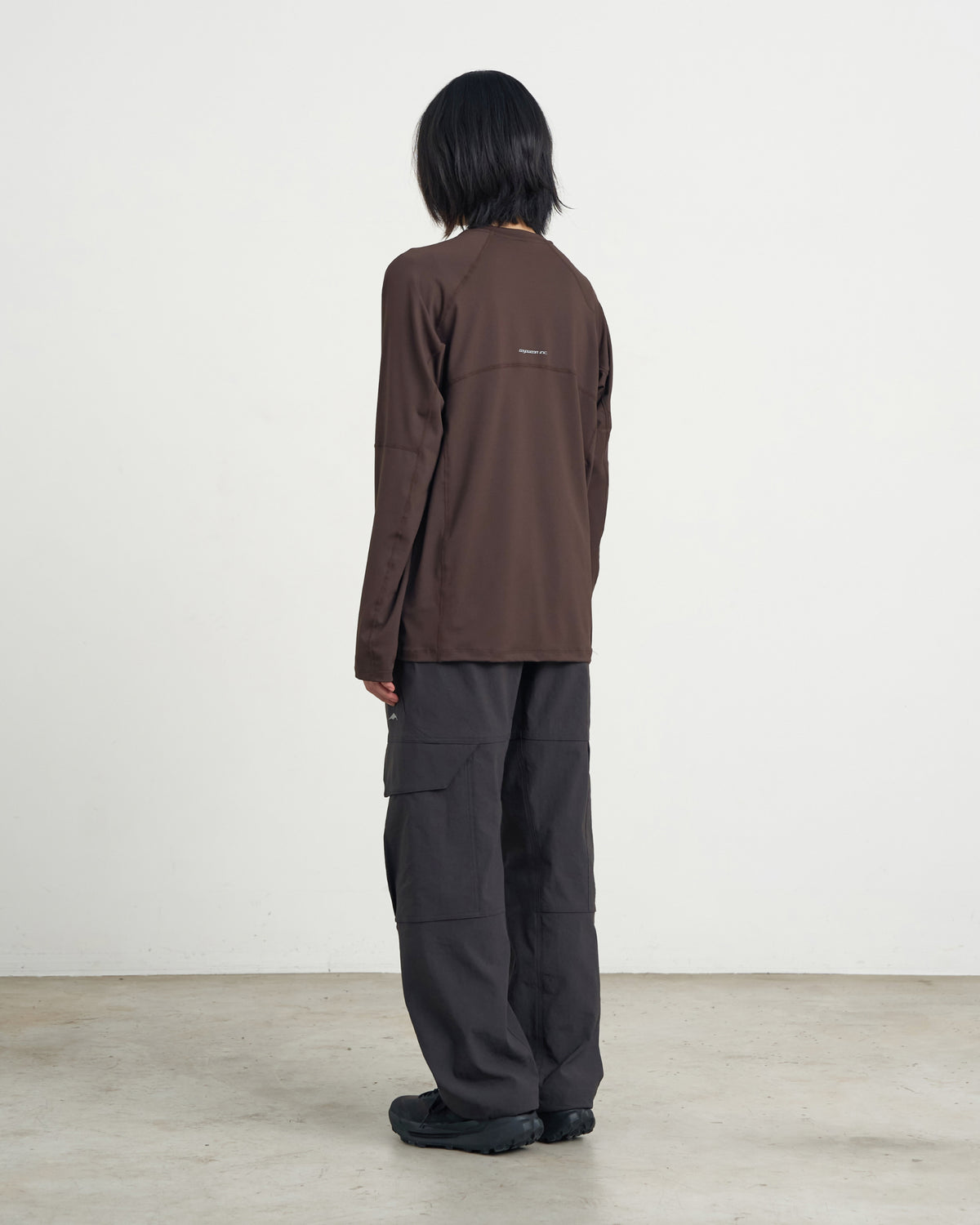 GOYOWEAR / Division Askin Logo Long Sleeve - Espresso