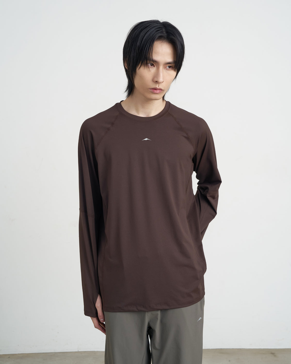 GOYOWEAR / Division Askin Logo Long Sleeve - Espresso