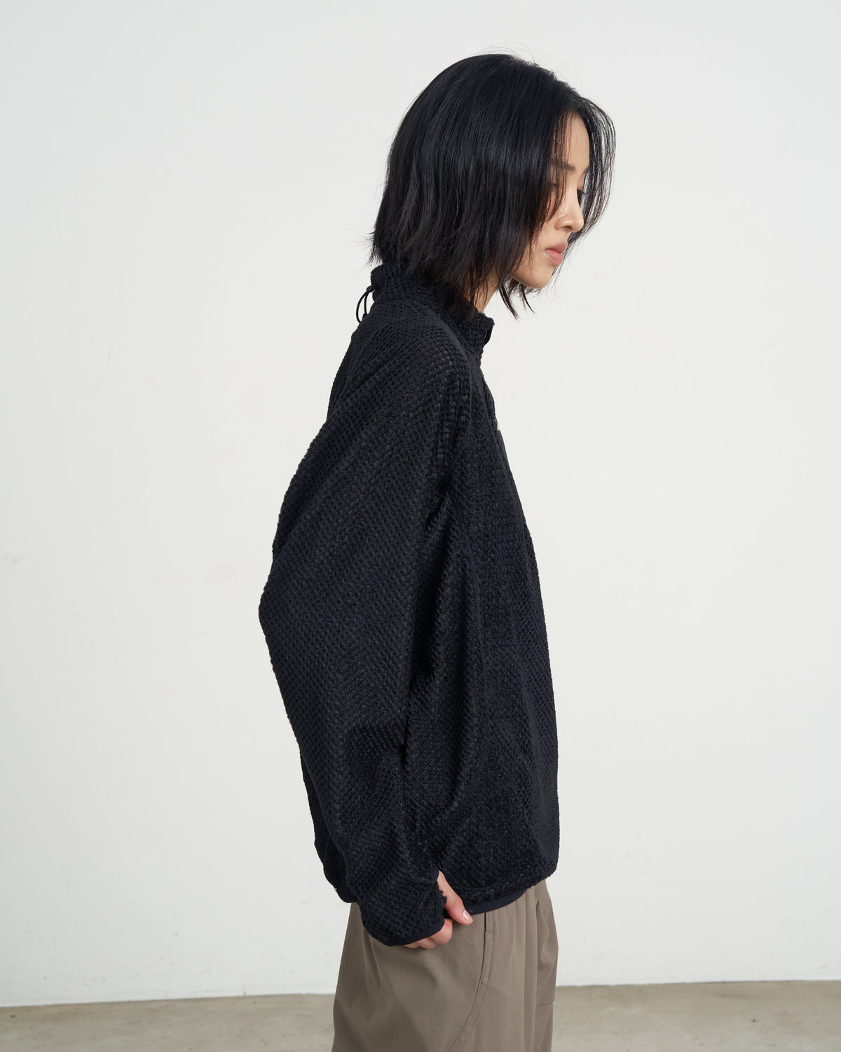 GOYOWEAR / Octa Light-Weight-Half Zip - Black