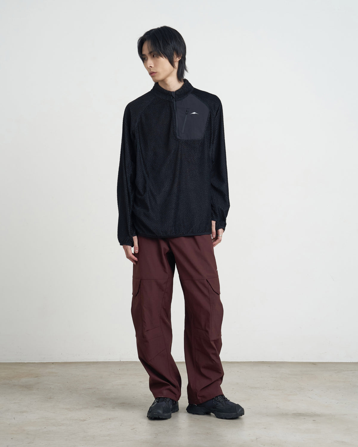 GOYOWEAR / Octa Light-Weight-Half Zip - Black