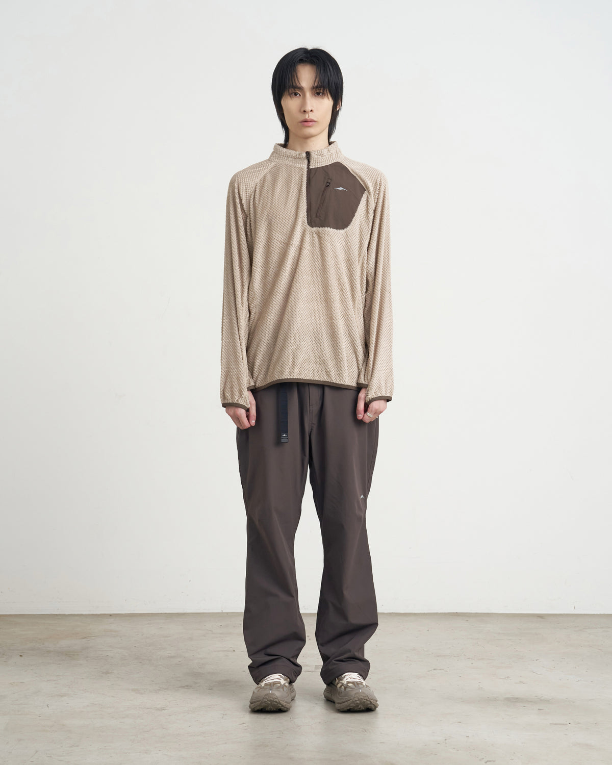 GOYOWEAR / Octa Light-Weight-Half Zip - Beige