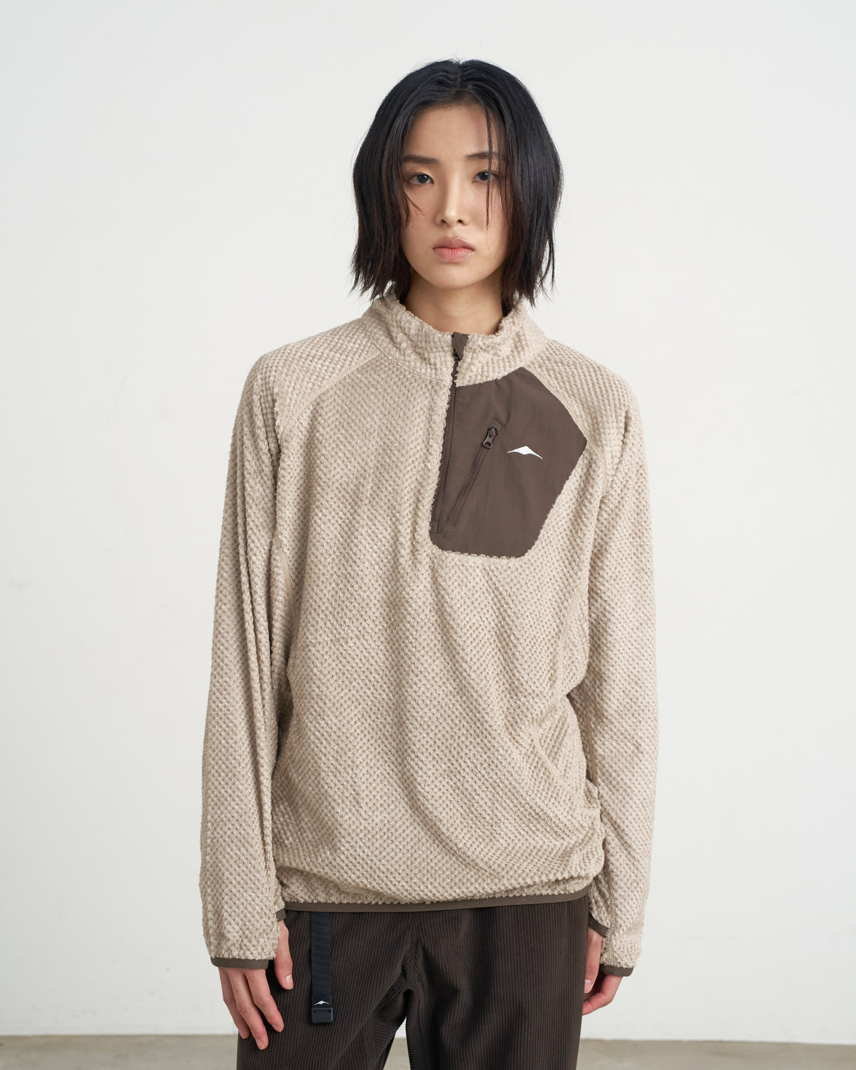 GOYOWEAR / Octa Light-Weight-Half Zip - Beige