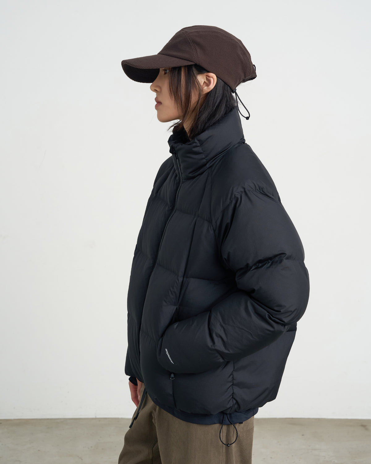GOYOWEAR / Grid Fleece Cap - Brown