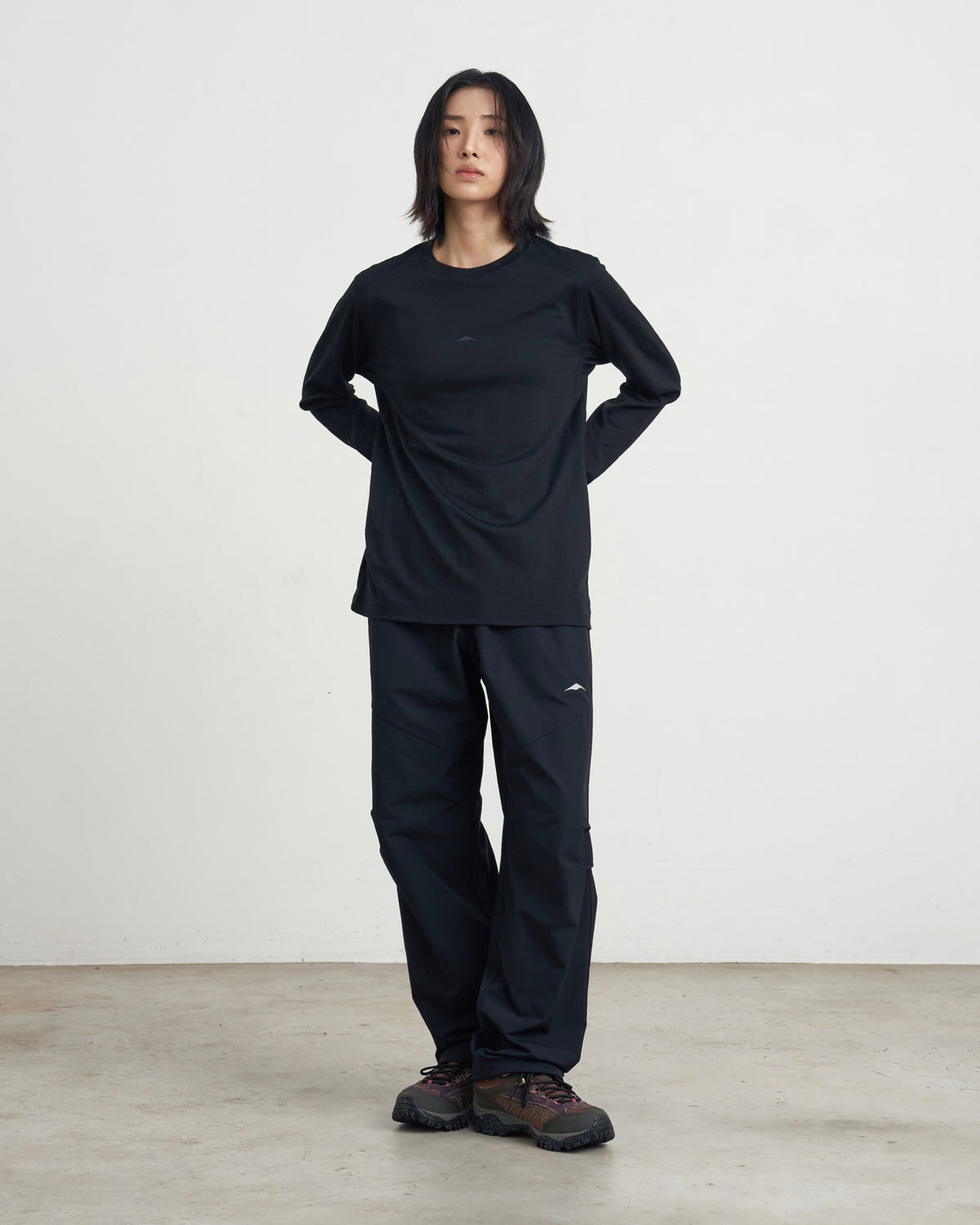 GOYOWEAR / Brushed Relax Pants - Black