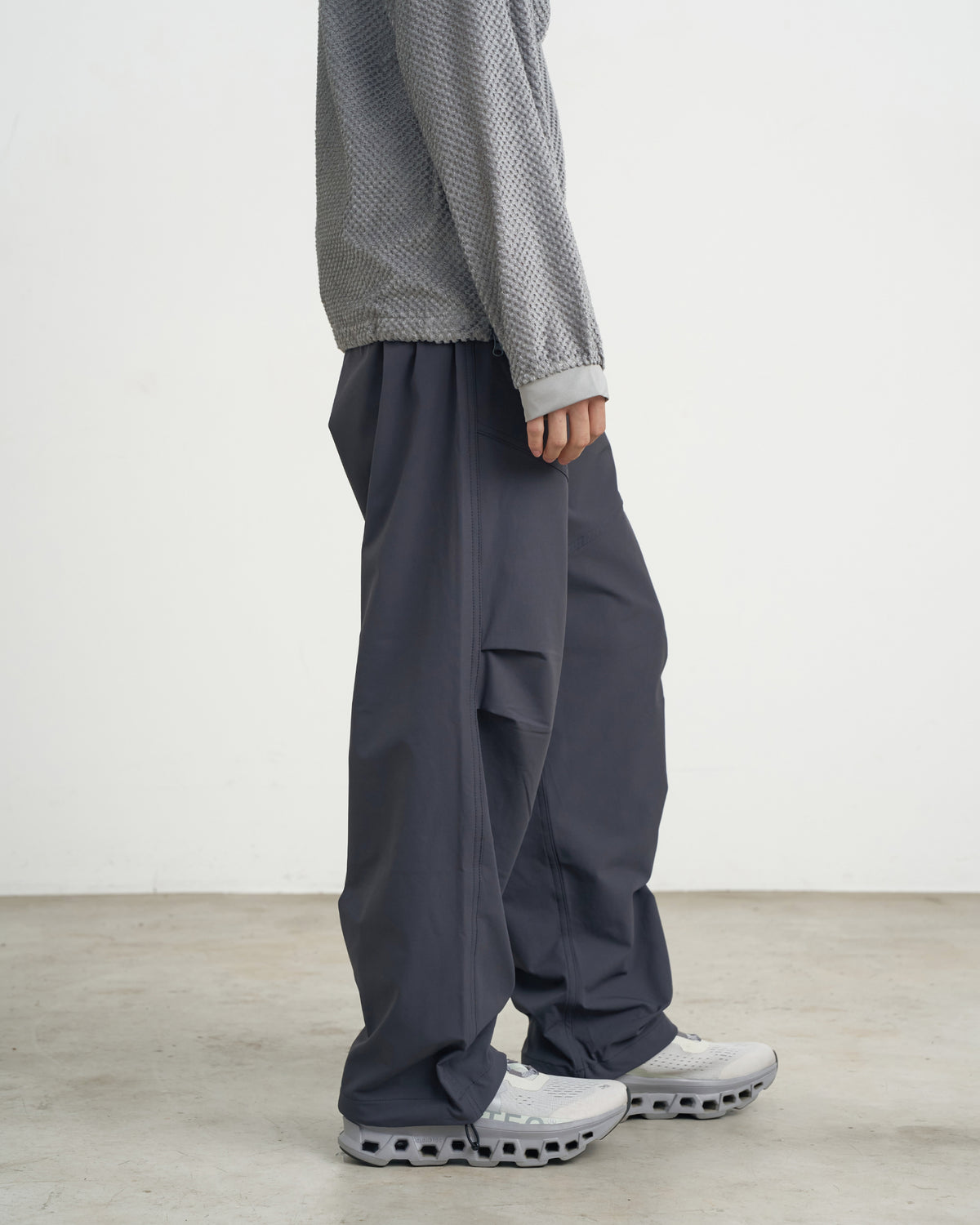 GOYOWEAR / Brushed Relax Pants - Dark Grey