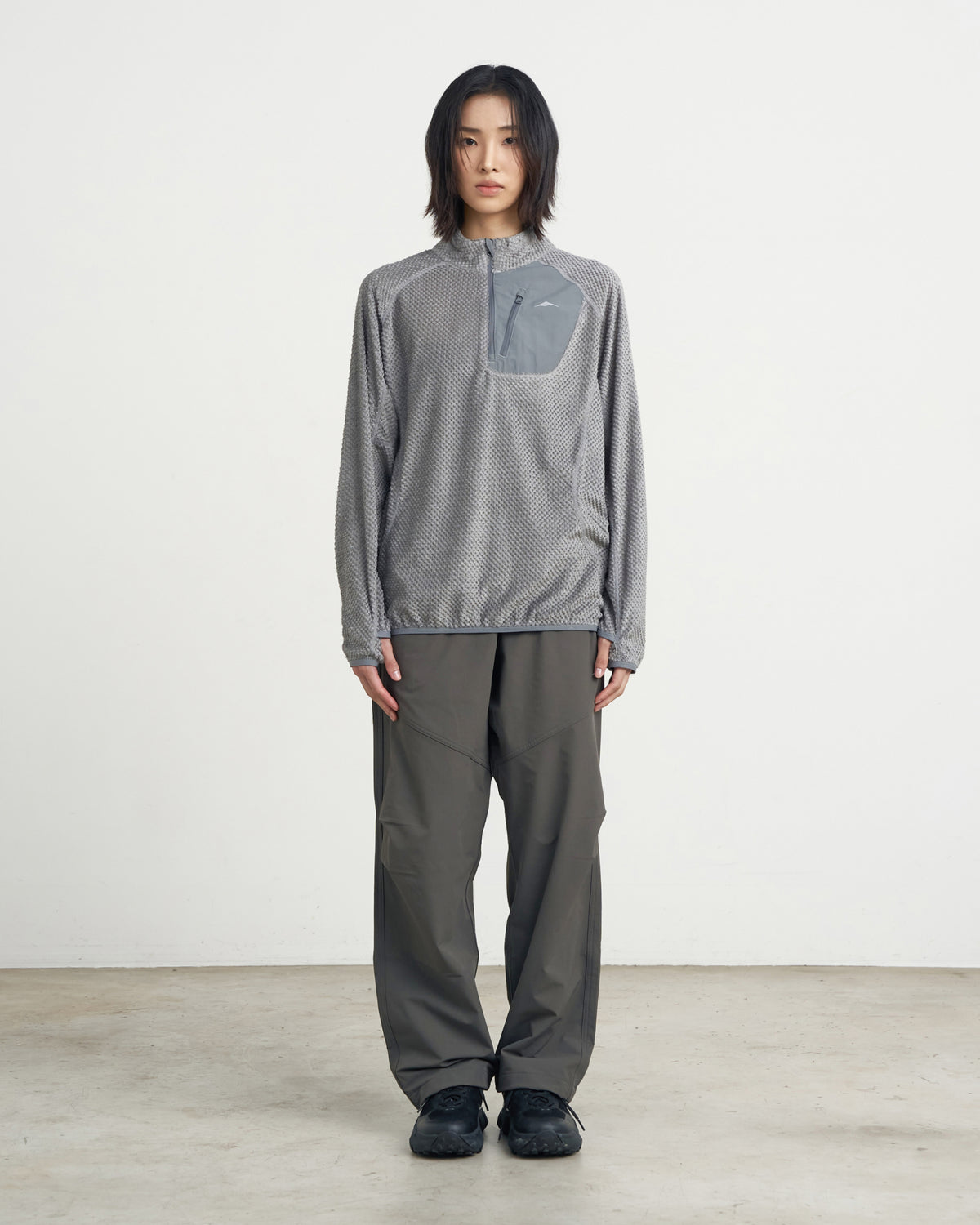 GOYOWEAR / Brushed Relax Pants - Khaki Grey