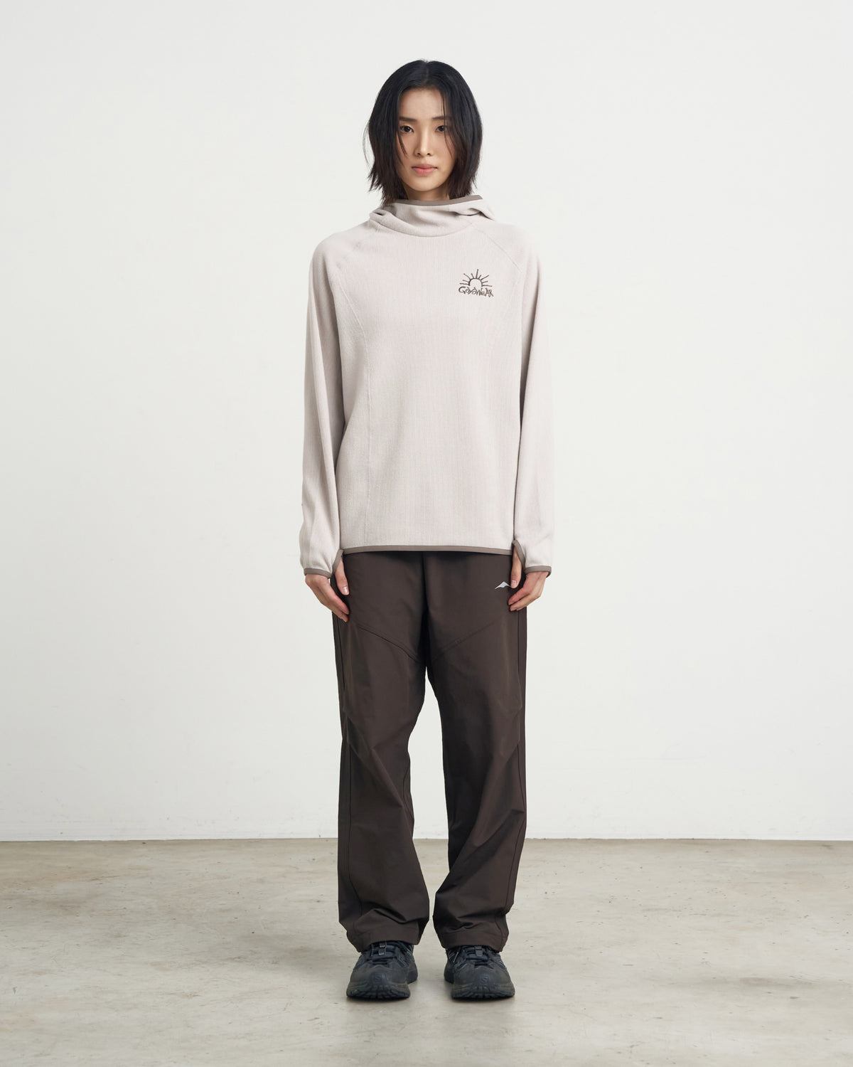 GOYOWEAR / Brushed Relax Pants - Brown