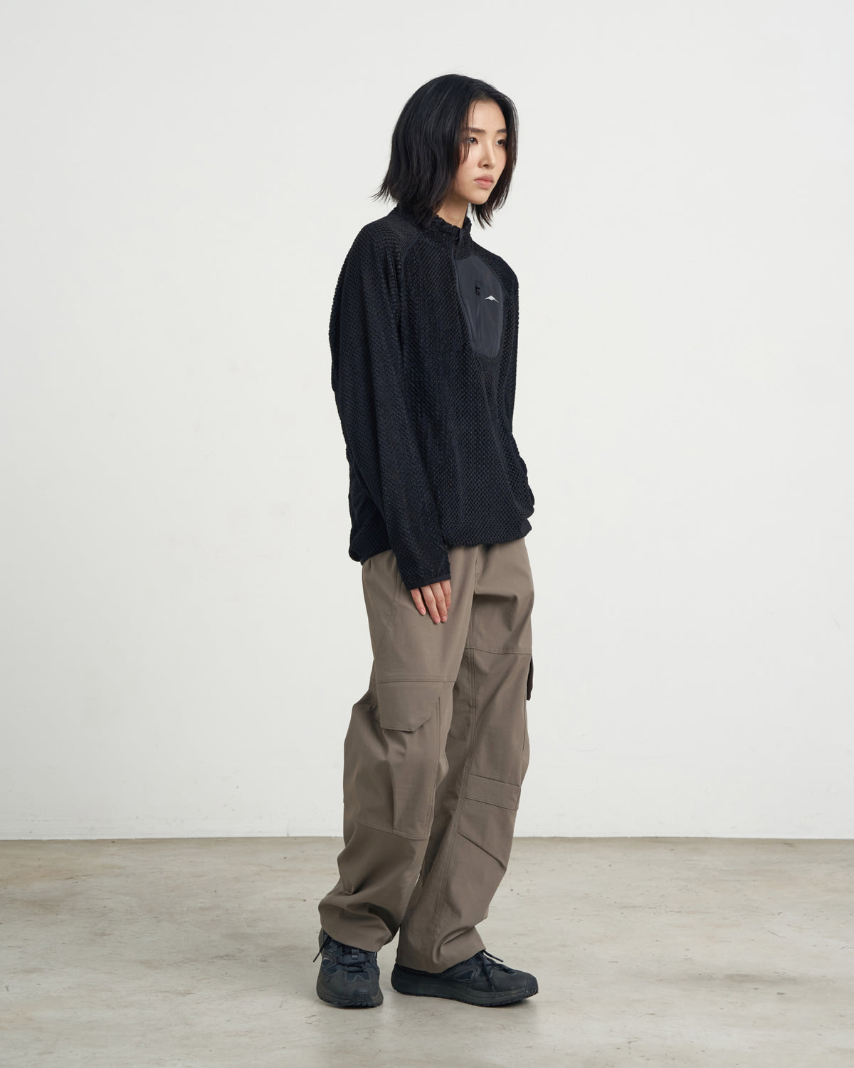 GOYOWEAR / Utility Wide Cargo Pants - Beige
