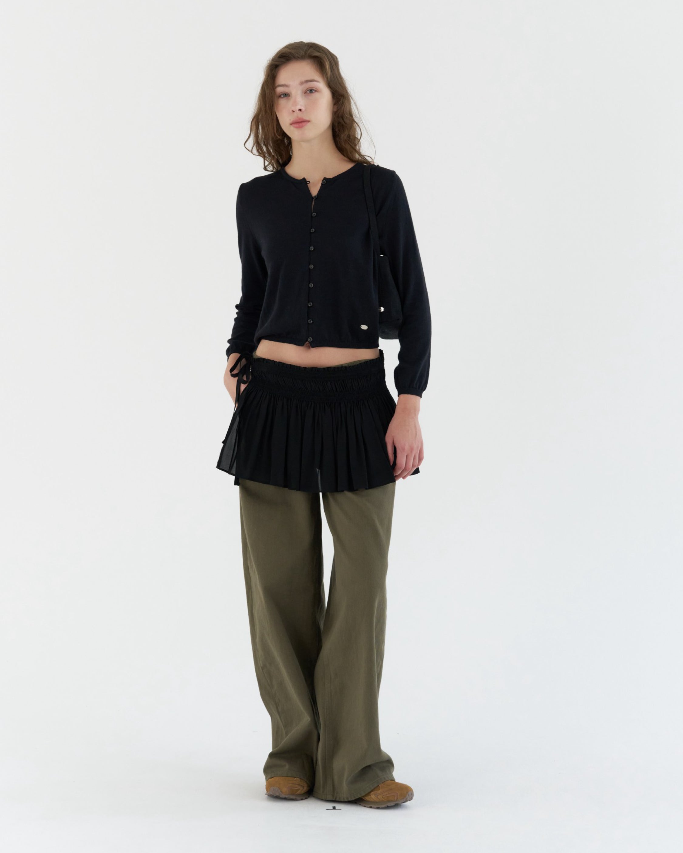 GBH / Cashmere Petite Cardigan  - Black
