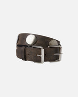 TAKARAVACO / Mirror Rivet Belt - Brown