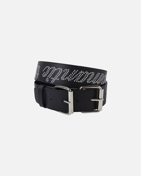 TAKARAVACO / Hotfix Double Buckle Belt - Black