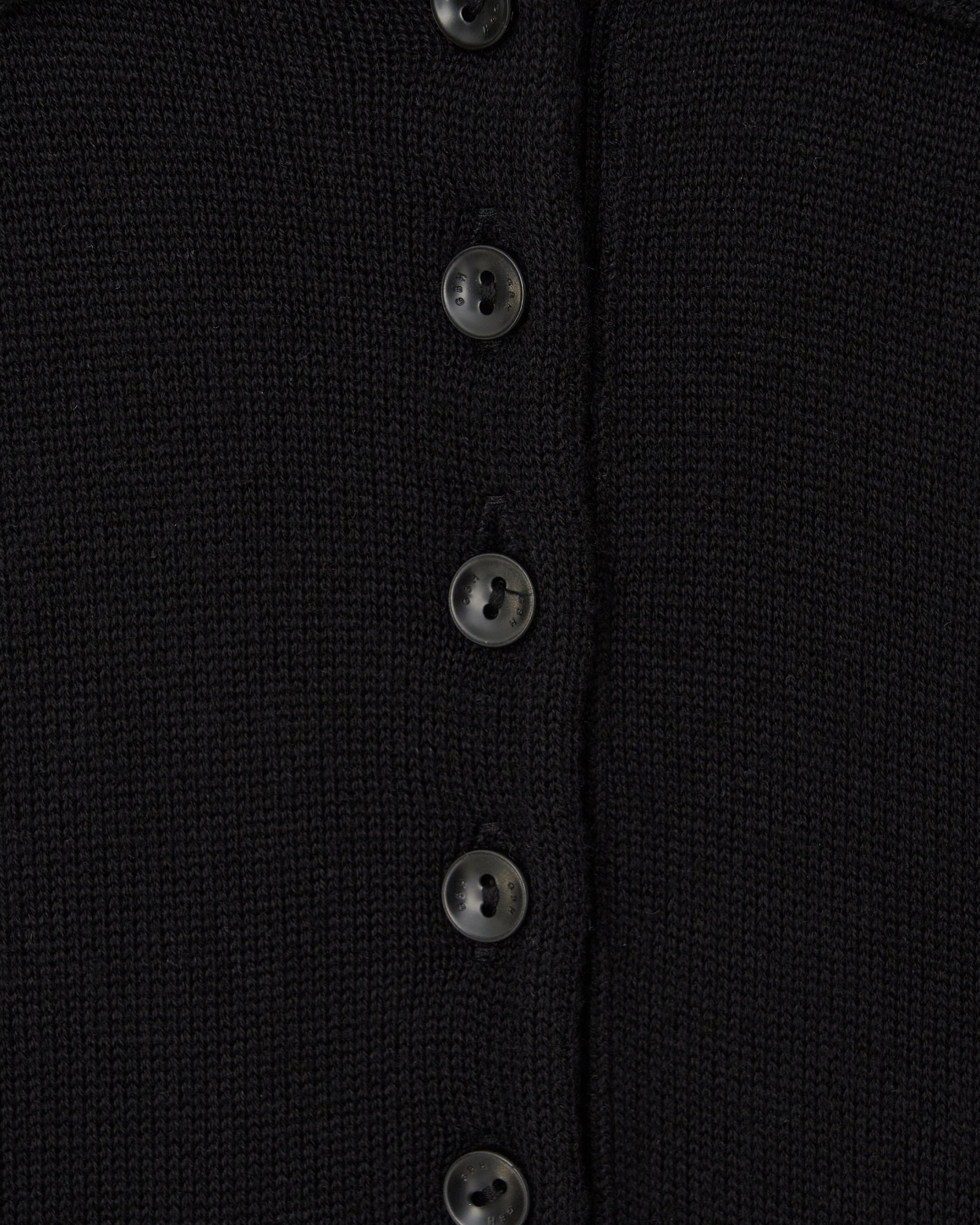 GBH / Wool Silk Polo Knit - Navy