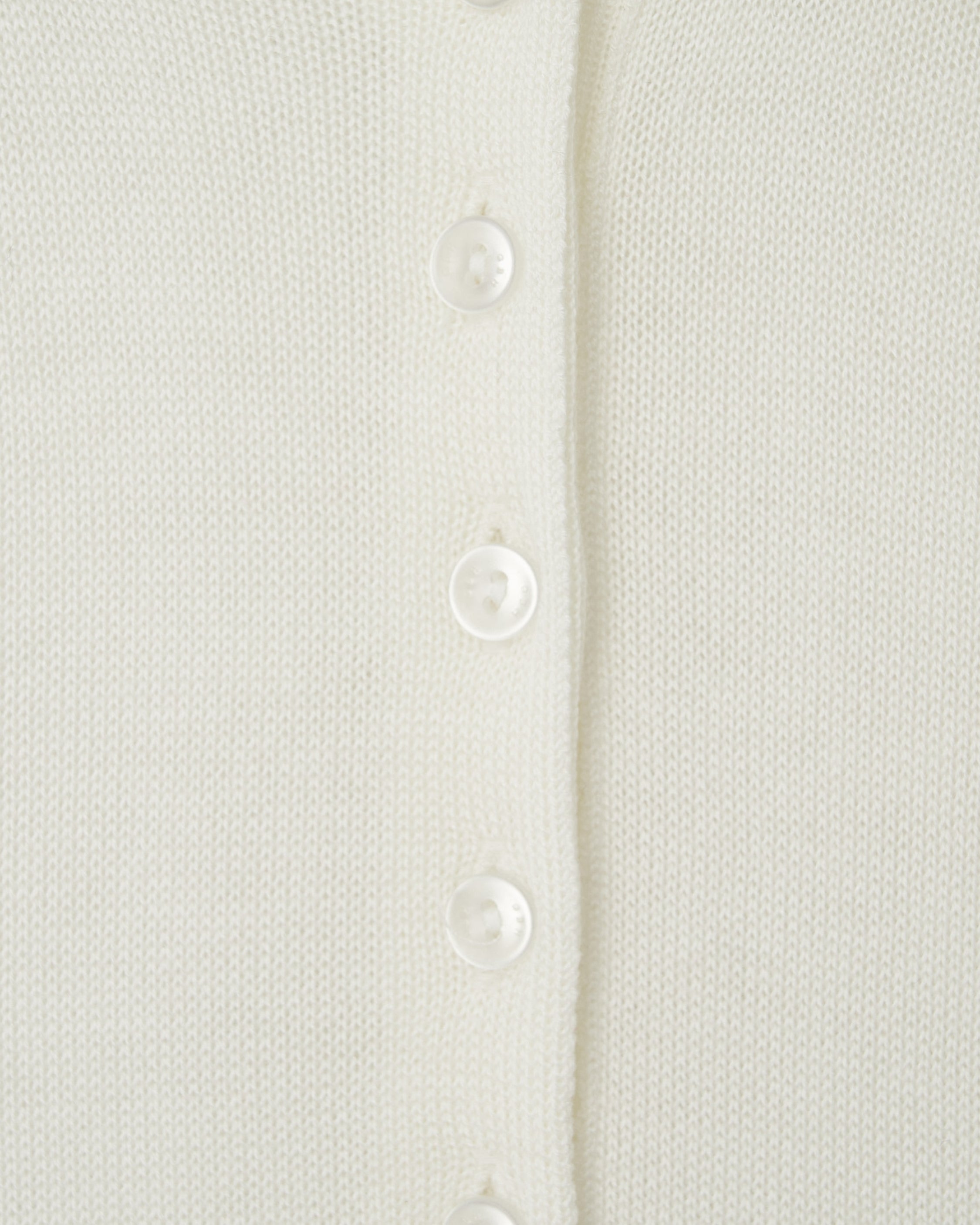 GBH / Wool Silk Polo Knit - Ivory