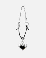 MEG KIM / Heart Metal Necklace - Black