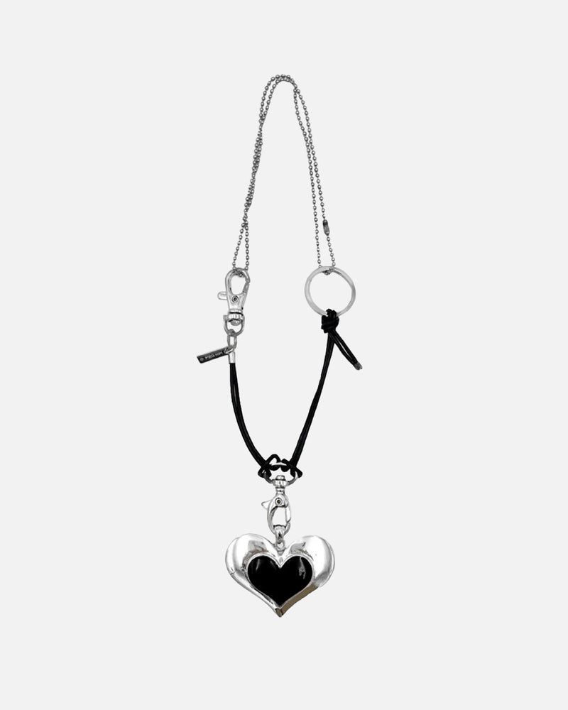 MEG KIM / Heart Metal Necklace - Black