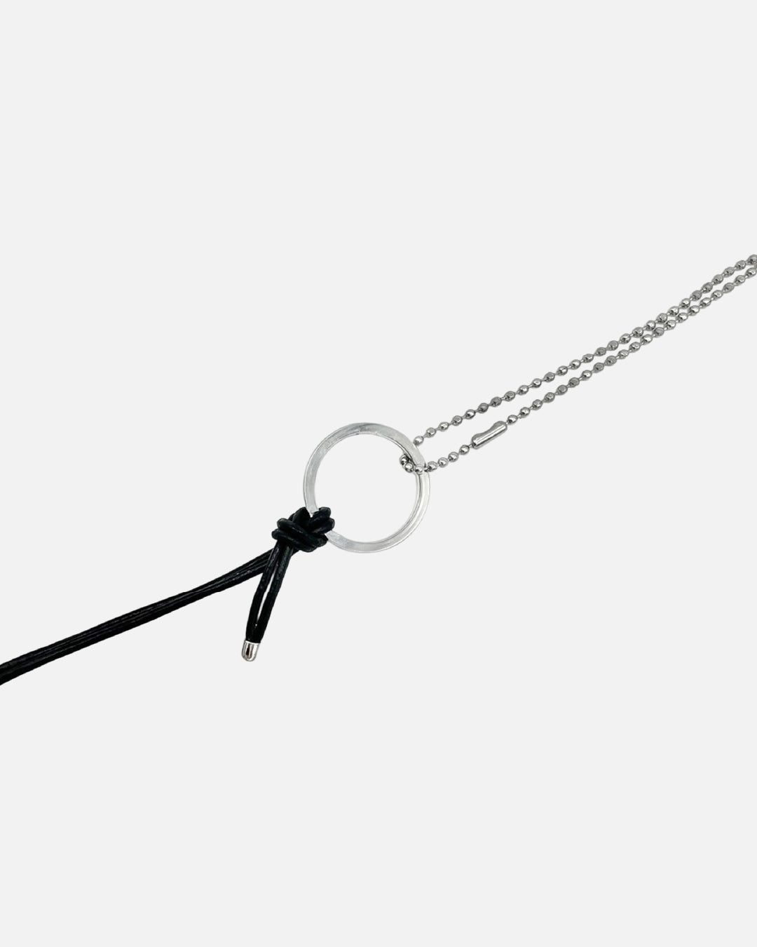 Heart Metal Necklace - Black