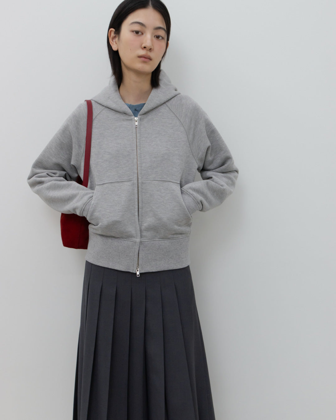 GBH / 90'S Hood Zip-Up - Gray