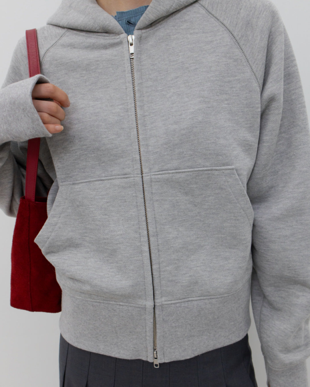 GBH / 90'S Hood Zip-Up - Gray