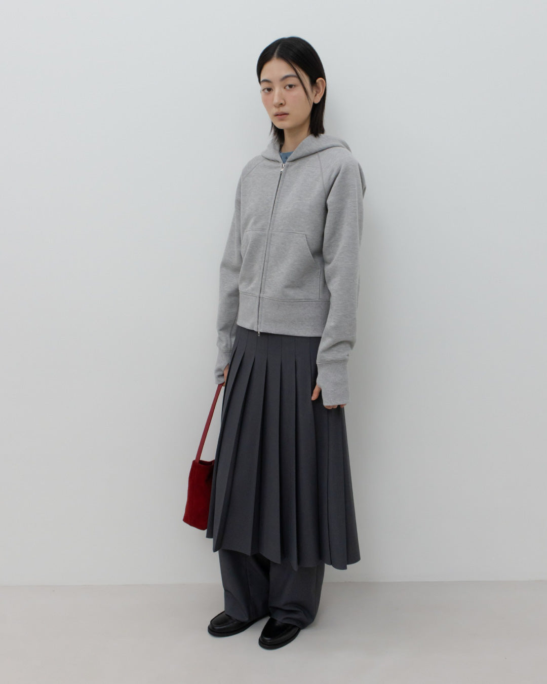 GBH / 90'S Hood Zip-Up - Gray