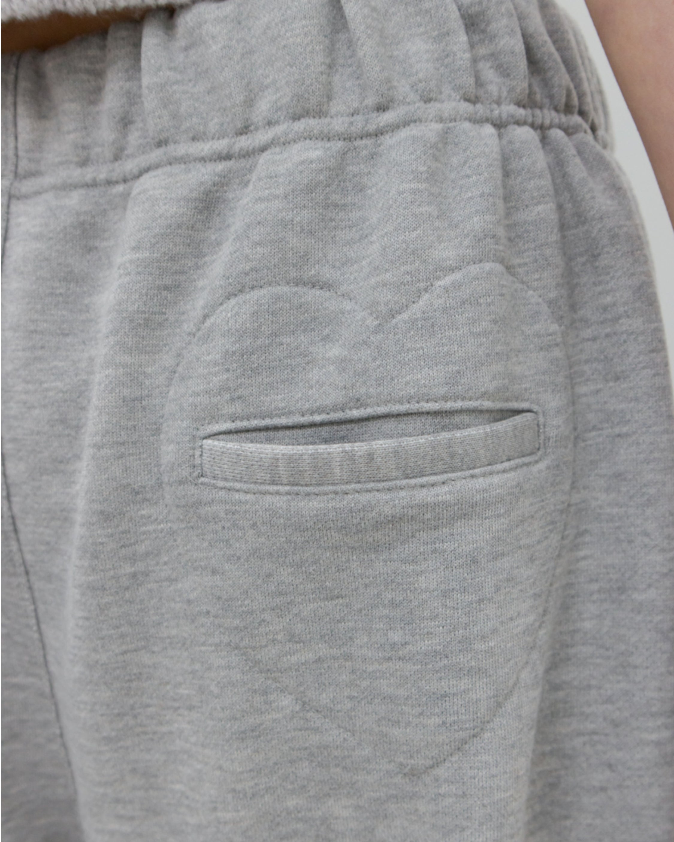 GBH / Heart Stitch Sweat Pants - Gray