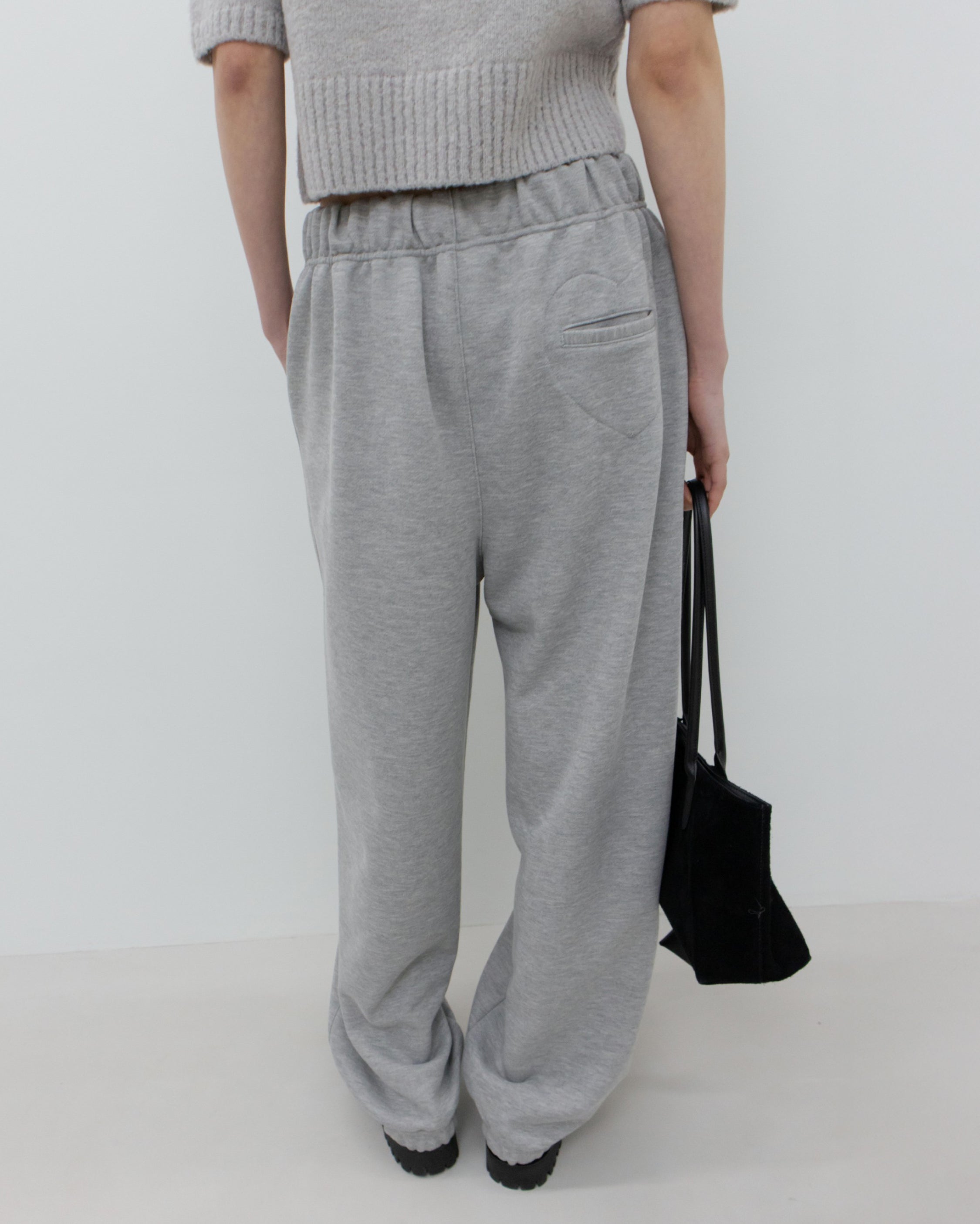 GBH / Heart Stitch Sweat Pants - Gray