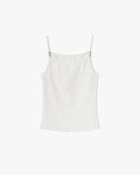 GBH / Wood Beads Sleeveless - White