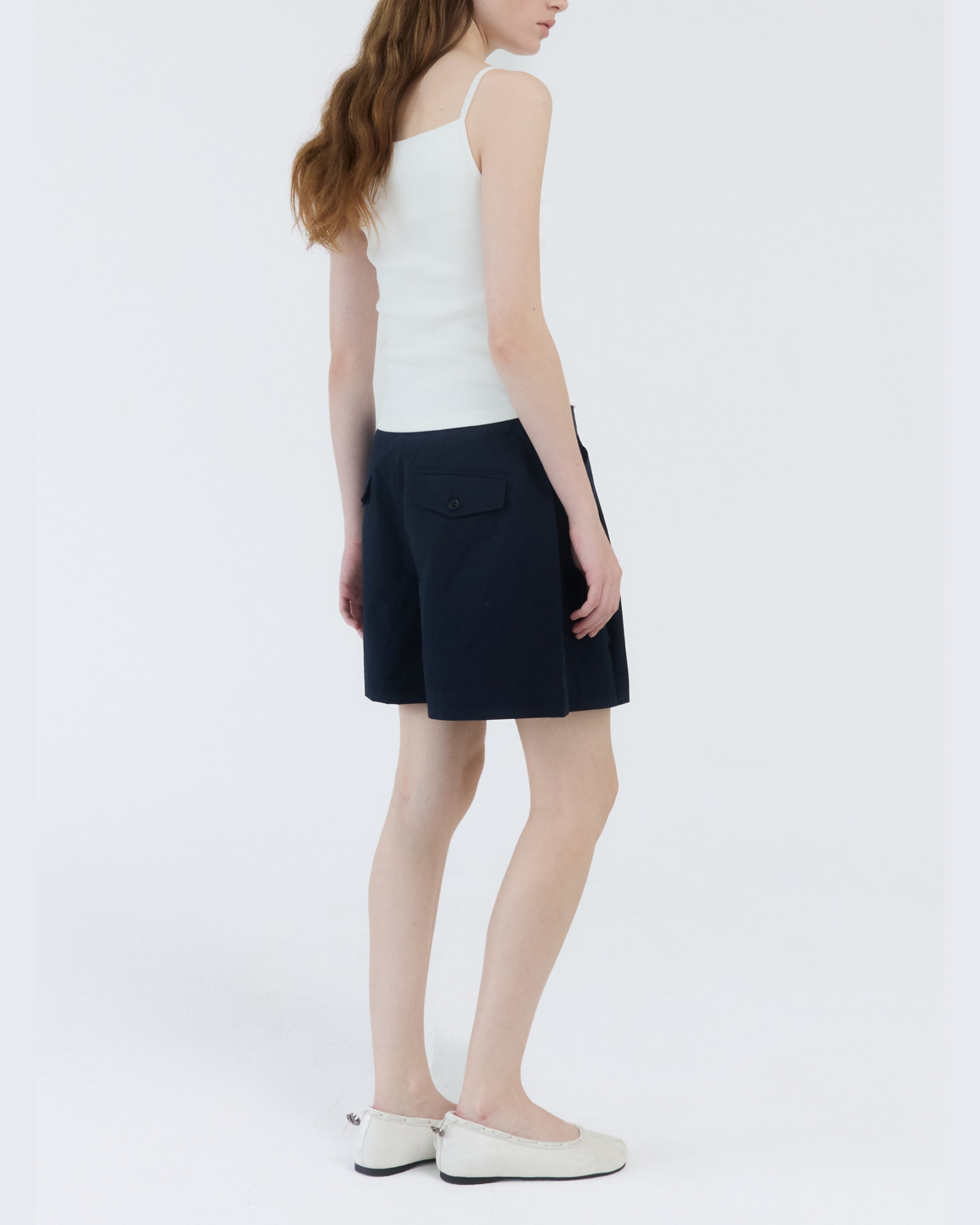 GBH / Wood Beads Sleeveless - White