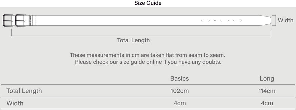 Mirror Rivet Belt - White